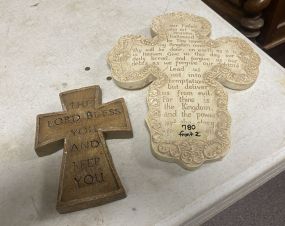 2 Decorative Crosses