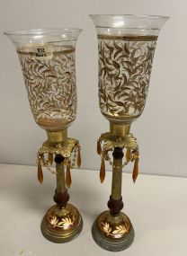 Pair of Modern Candle Holders