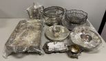 Group of Silver Plate Serving Ware