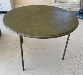 Round Fold Up Card Table