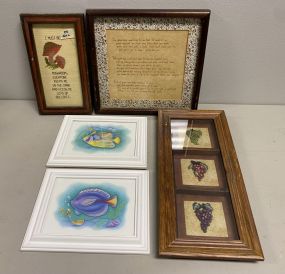 Five Framed Prints