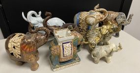 Group of Decorative Elephants