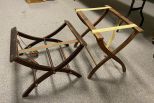 Two Vintage Luggage Racks