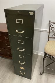 Cole Steel Four Drawer File Cabinet