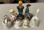 Porcelain Collectible Figurines and Bells