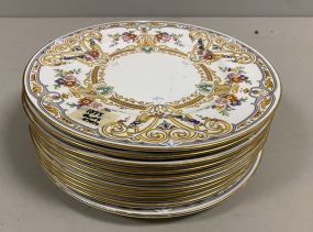 Cauldon China England Plates 10 1/2