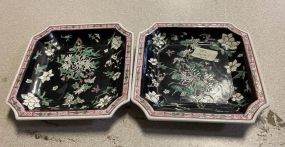 Pair of Chinese Porcelain Plates