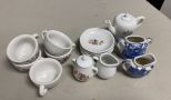 Miniature Porcelain Tea Set Pieces