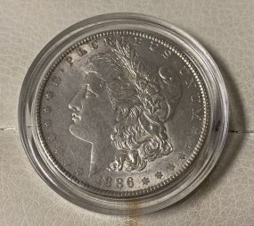 1886 Morgan Silver Dollar