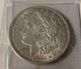 1921 Morgan Silver Dollar