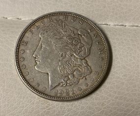 1921 D Morgan Silver Dollar