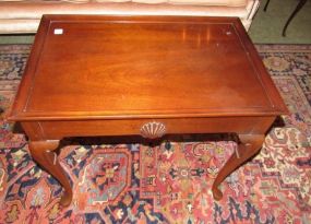 Queen Anne Pembroke Style Mahogany Side/Tea Table