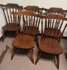 Set of 6 Windsor Style Dining Chairs
