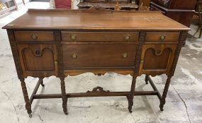 Jacobean Style Mahogany Buffet