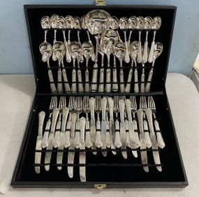 Case of Silver Plate Flatware