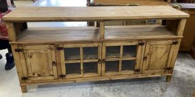 Western Rustic Imports Pine Large TV Stand