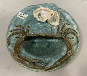 Mcinnis Bayou Pottery Lobster Serving Bowl