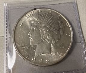 1922 Peace Liberty Dollar