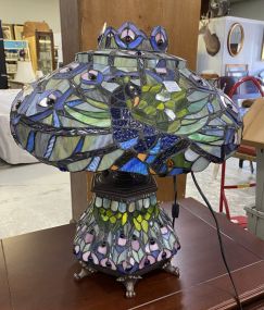 Stained Glass Tiffany Style Lamp