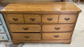 Traditional Double Oak Dresser