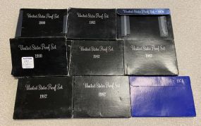 9 US Mint Proof Sets