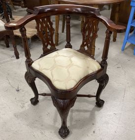 Chippendale Style Corner Chair