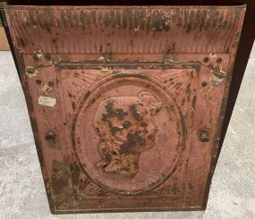 Antique Iron Fireplace Cover