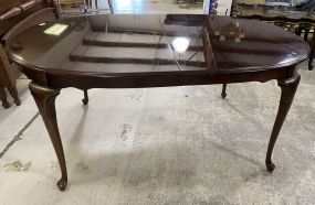 Cherry Queen Anne Style Dining Table