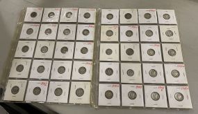 1930s-40's Mercury Dimes