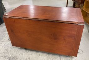 Vintage Hand Crafted Cherry Drop Leaf Table