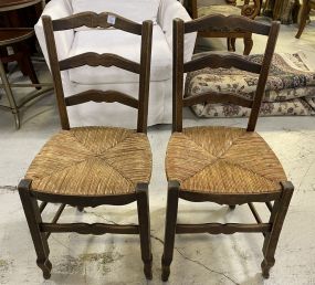 Pair of Country French Side Chairs