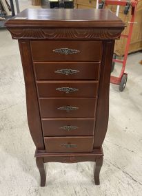 Cherry Jewelry Armoire