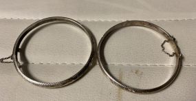 Two .925 Sterling Bracelets