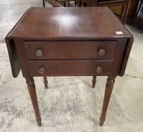 Willett Mahogany Drop Leaf Side Table