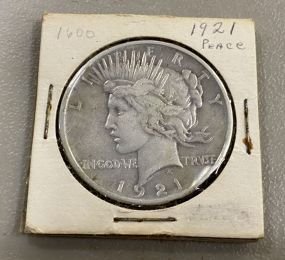 1921 Peace Liberty Dollar