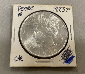 1923  Peace Liberty Dollar