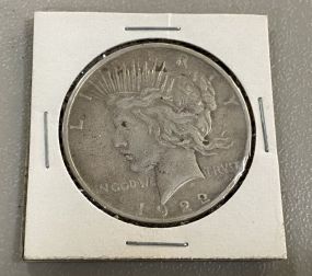 1922 Peace Liberty Dollar Coin