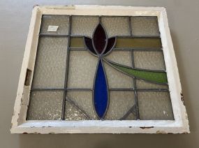 Framed Stained Glass Window