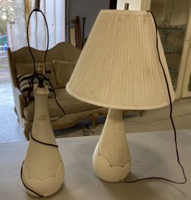 Pair of Pottery Vase Lamps