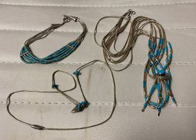 Oak Creek Southwest Sterling Necklaces and Bracelet