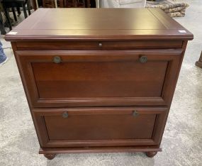 Cherry Two Drawer File Cabinet