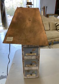Decorative Wood Fishing Lamp