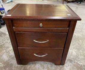 Modern Cherry Night Stand