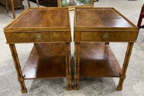 Pair of Baker Furniture Co. Lamp Tables