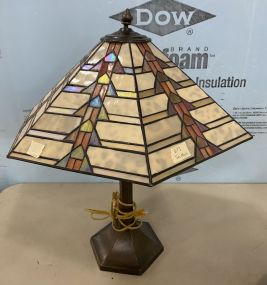 Faux Stained Glass Lamp