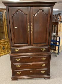 Large Cherry Entertainment Armoire