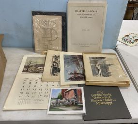 Assortment of Lithographs, Prints, and Calendar