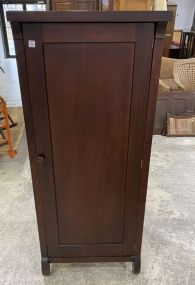 Mahogany Single Door Cabinet