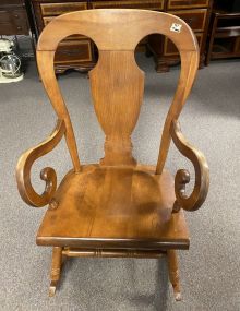 Late 20th Century Victorian Style Rocker