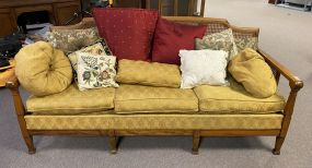 French Style Caned Sofa